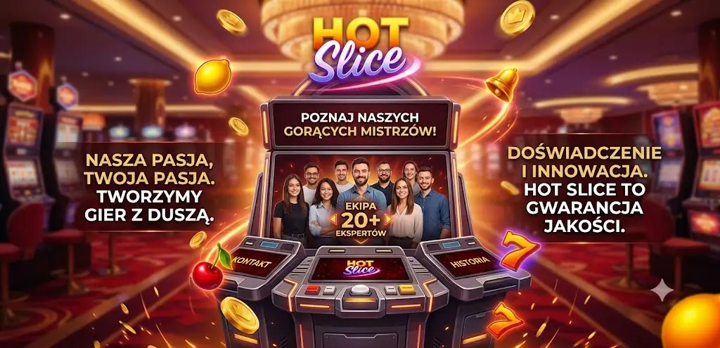 Interfejs Hot Slice slot na ekranie laptopa