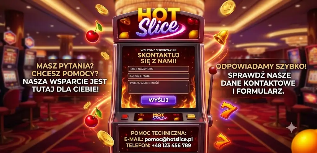 Formularz kontaktowy Hot slice slot — wsparcie dla graczy