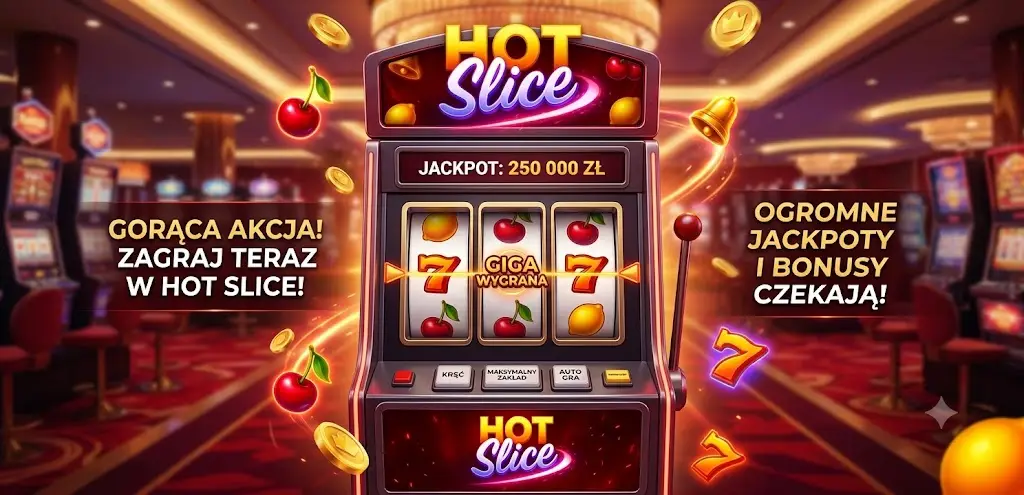 Hot slice slot - automat owocowy Evoplay z wisienkami i siódemkami